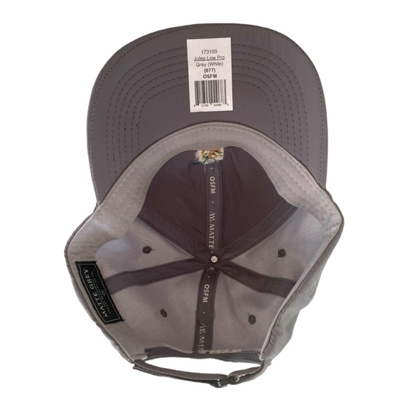 NWT Matte Grey Modern Recreation Julep Low Pro Unisex Golf Hat Athletic Cap - Picture 5 of 5